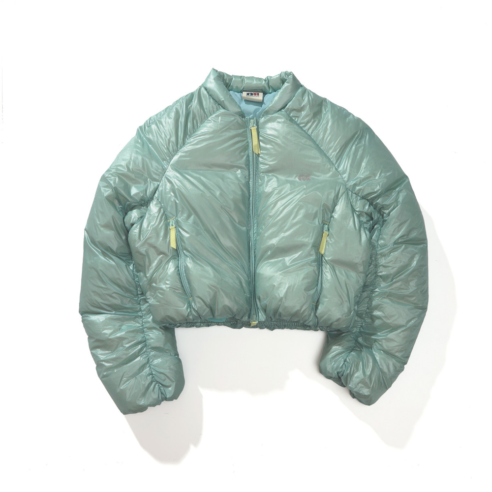 WMNS Куртка Nothomme Monterest 800 Fill Cropped зеленый