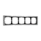 Рамка металлическая на 5 постов Systeme Electric ArtGallery Pure Алюминий GAL312105