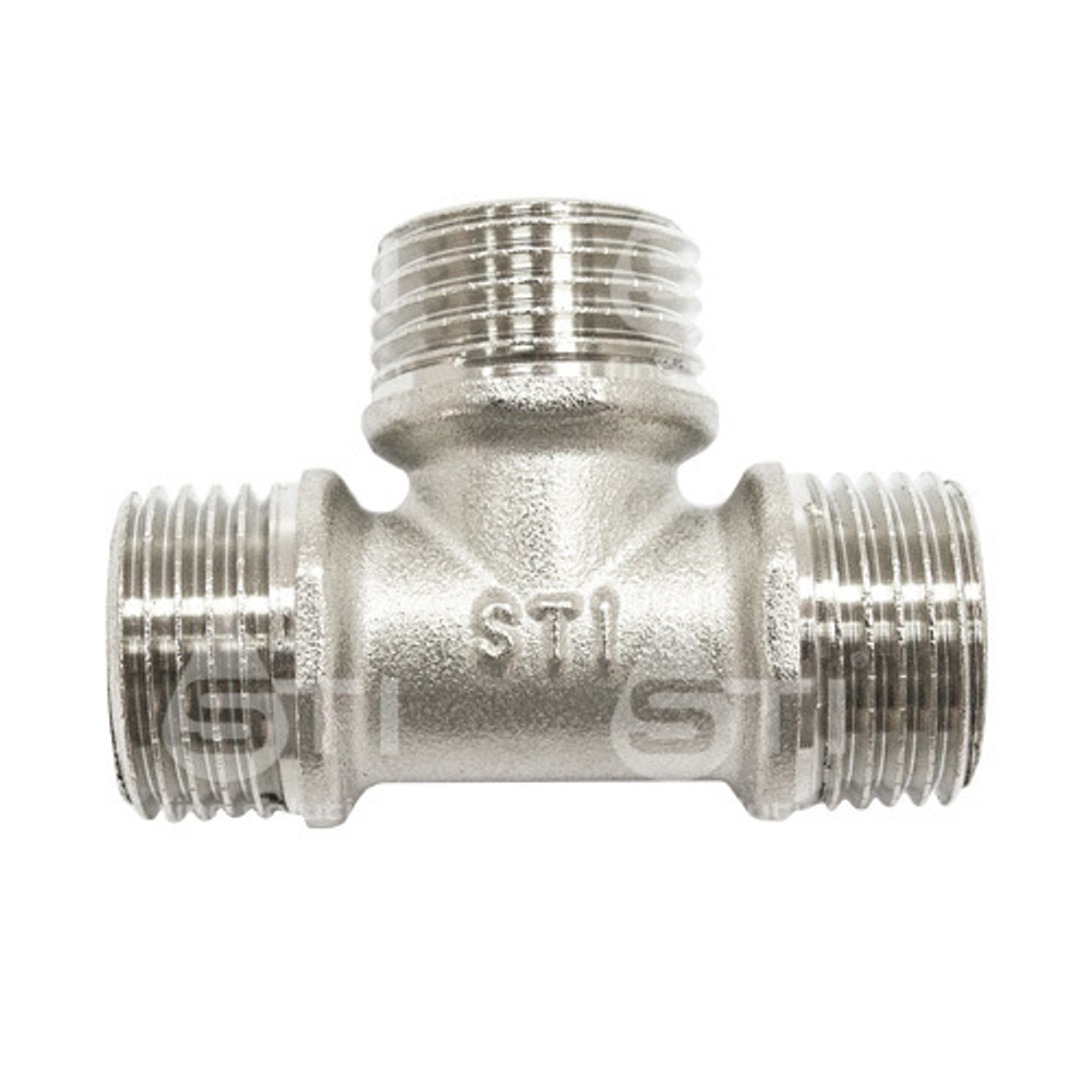 Тройник латунный STI 15 Н-Н-Н