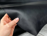 Текстура кожи Vacchetta Wax Nero с восковой обработкой