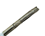 Шашка Баклановская обр.1838г. Юбилейная, кованая 65Г, белая кожа, мельхиор