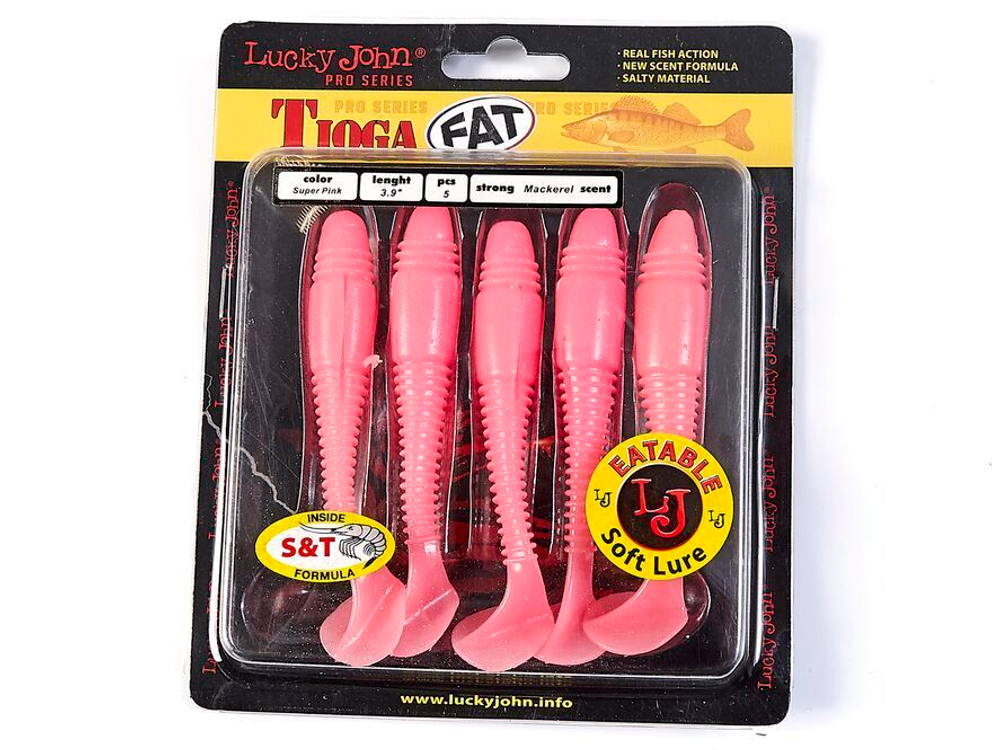 Виброхвост Lucky John Tioga Fat 140146 3.9" (100 мм)