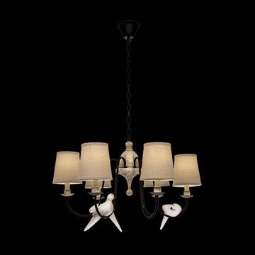 Подвесная люстра 6*Е14 LOFT1029A-6 коричневый Birds LOFT IT