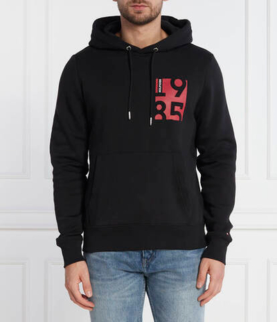 Худи CHEST PRINT Tommy Hilfiger - черный(MW0MW32752)
