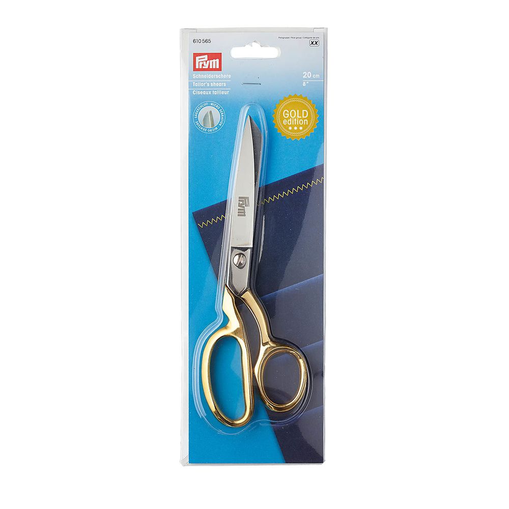 Ножницы закройные (портновские) 20 см, Prym Gold Edition