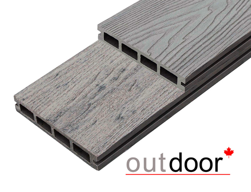 Террасная доска ДПК Outdoor 3D 150*25*4000 мм. Гавана/ARIZONA Грэй серая микс
