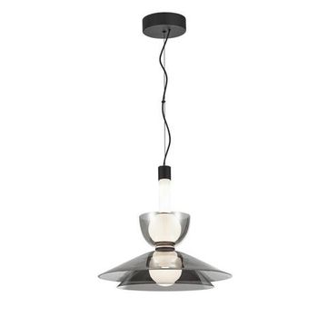 Светильник подвесной LED 12W 3000K APL.772.16.12 чёрный/дымчатый Daga Aployt