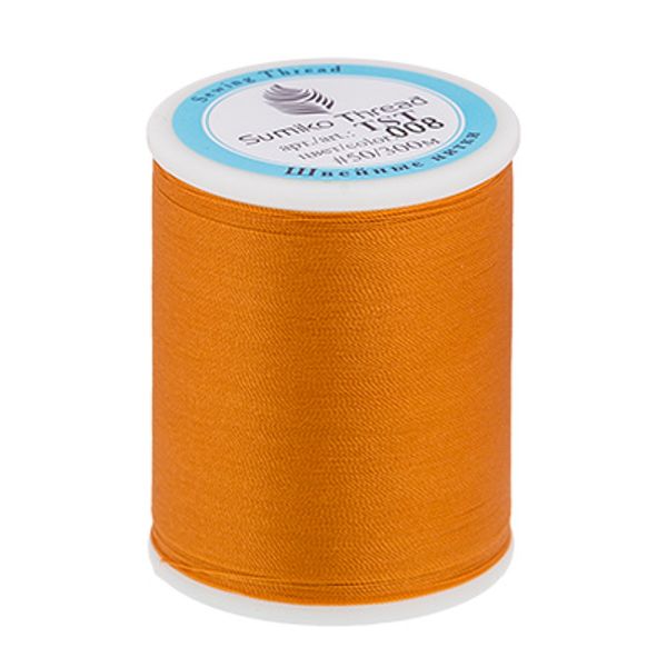 Нитки для трикотажных тканей SumikoThread 300 м, (328 ярд), 008 охра