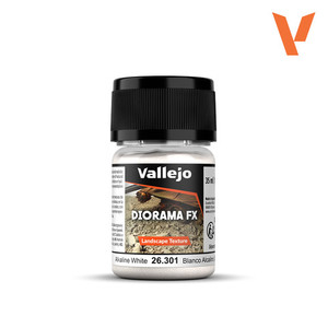 Средство для оформления подставок Vallejo серии Texture Alkaline White 0.5-1 mm