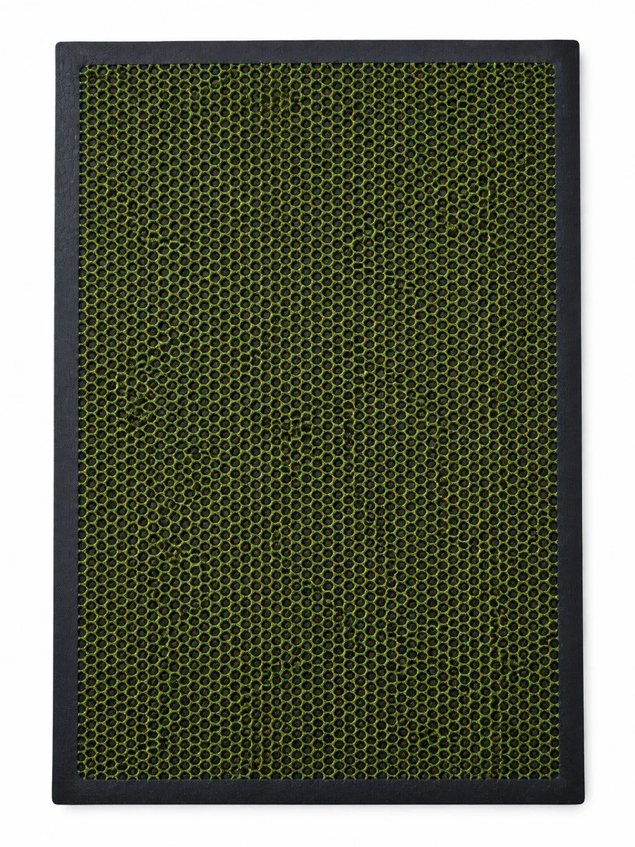 ZALEL Коврик Кольчуга KD103 45х75см. green+orange — фото 5