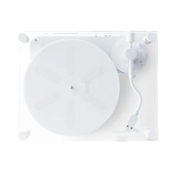 Transparent Transparent Turntable White