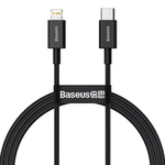 Кабель-зарядка Type-C на Lightning Baseus Superior 20W 1м (CATLYS-A01) черный
