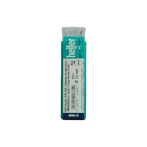 Сверло по металлу сверхдлинное HSS-G 3,2х69х106 мм Heller 21382
