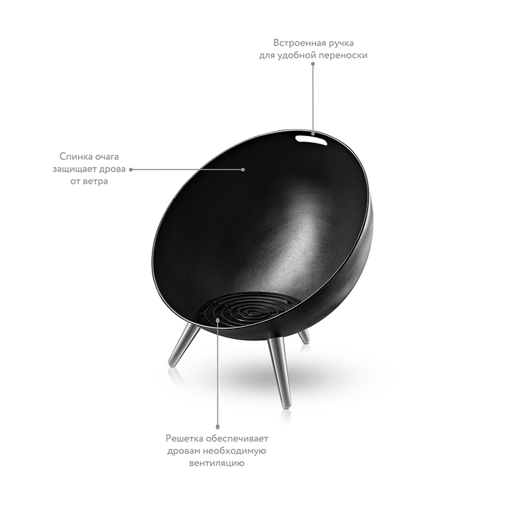 Очаг Fire Globe 64 см