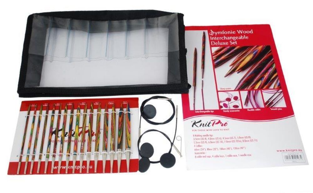 Набор съемных спиц Knit Pro Symfonie Deluxe Set, 20613 Набор съемных спиц Knit Pro Symfonie Deluxe Set, 20613