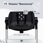 Ванночка - стульчик для купания Sweet Baby 2в1 Charli Chair Black
