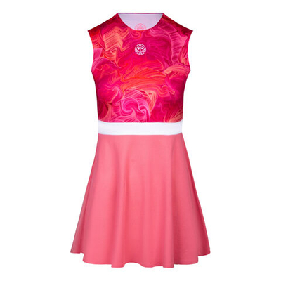 Женская теннисное платье BIDI BADU Jala Tech 2in1 Dress Women - Pink, Multicoloured