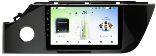 Магнитола для KIA Rio 4, Rio X 2020-2022, Solaris KRS/KRX (без штатной КЗВ, рамка глянец) - Teyes CC4L-DTS монитор 9" IPS, Android 14, Быстрая, Snapdragon 662, CarPlay, 4G SIM-слот