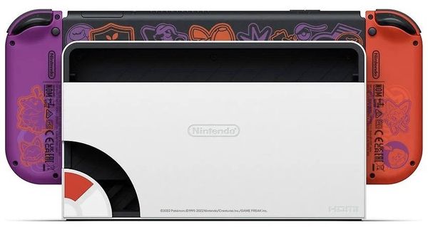 Игровая приставка Nintendo Switch OLED 64 ГБ Pokemon Scarlet & Violet Edition