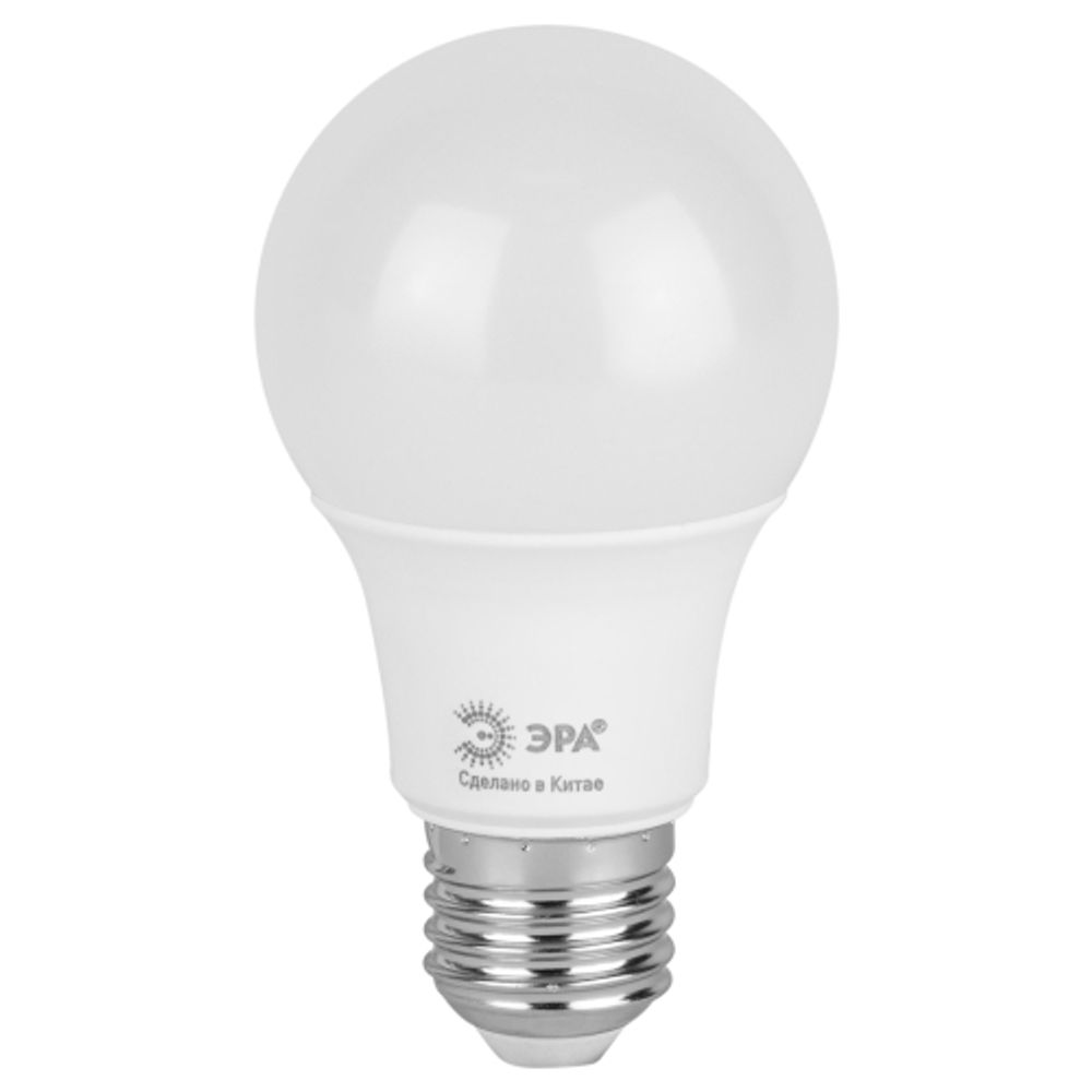 Лампа светодиодная ЭРА RED LINE LED A60-10W-840-E27 R 10Вт груша нейтральный белый свет Е27 | Лампы cветодиодные Груша (A)