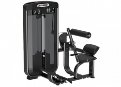 Разгибание спины SPIRIT SP-3503 со стеком 109 кг