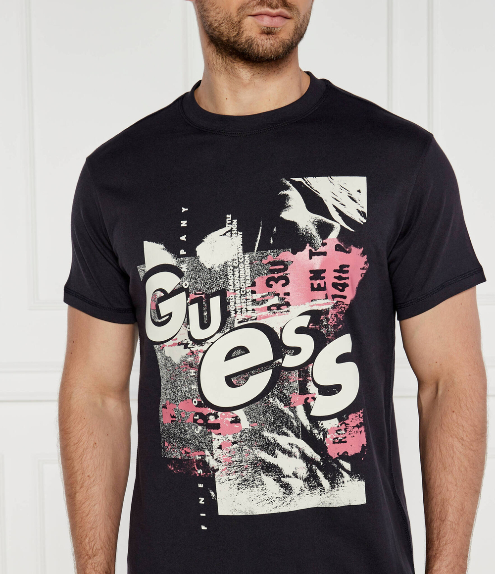 Футболка ABSTRACT GUESS - темно-синий(M4YI02 I3Z14)
