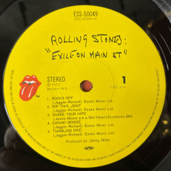 Винтажная виниловая пластинка LP The Rolling Stones Exile On Main St. (Japan 1979) (Obi)