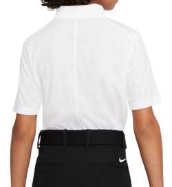 Футболка для мальчика теннисная Nike Dri-Fit Victory Golf Polo - белый
