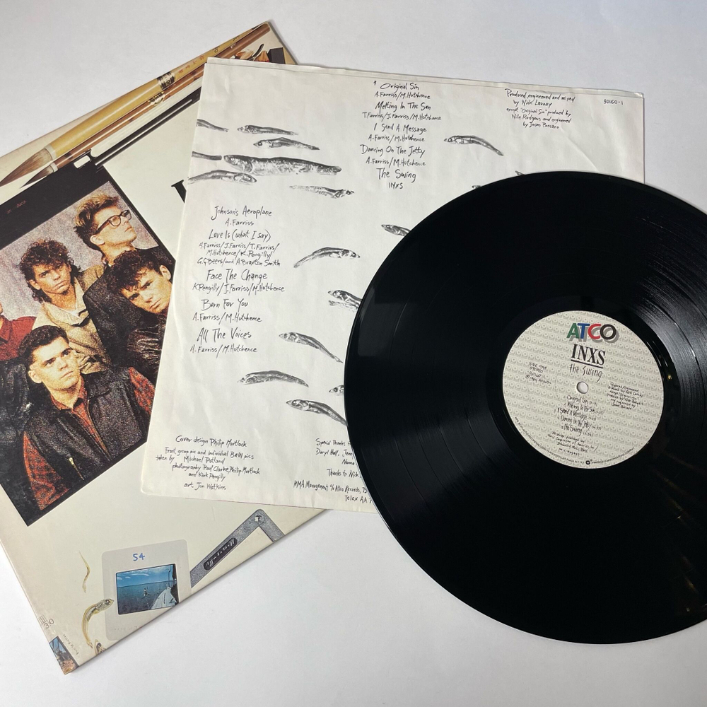 Винтажная виниловая пластинка LP INXS The Swing (USA 1984) Burn For You