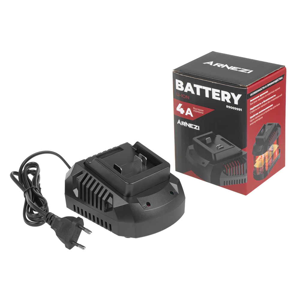 Зарядное устройство 18В/4А CM14A для Li-Ion АКБ (fast charger) электроинструмента ARNEZI R9009991