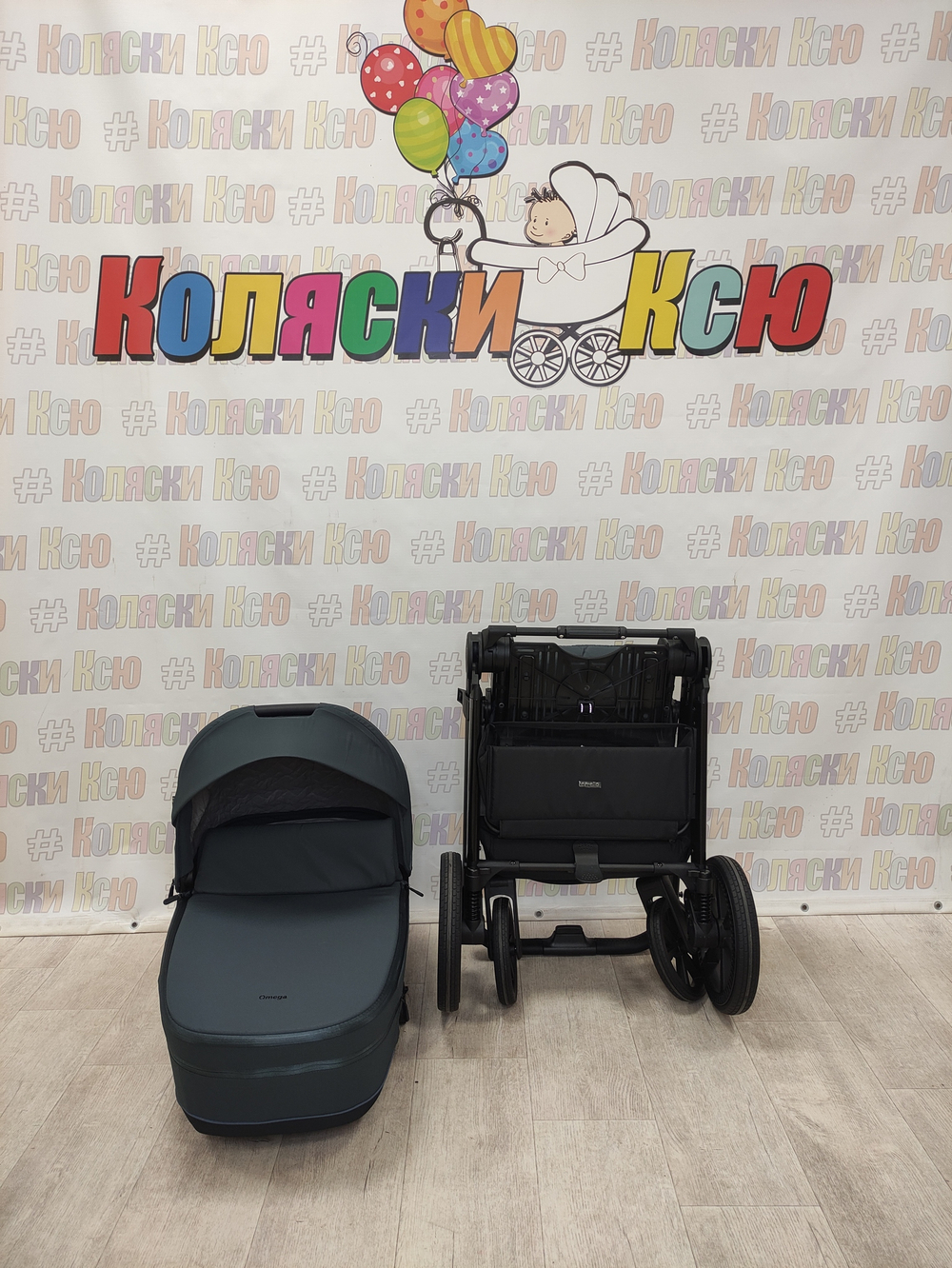 Коляска модульная Carrello Omega + CRL6540/1 Meteor Grey
