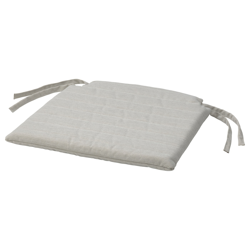 IKEA NORDVIKEN  (ИКЕА НОРДВИКЕН)  -  Подушка для стула, бежевая, 44/40x43x4 см