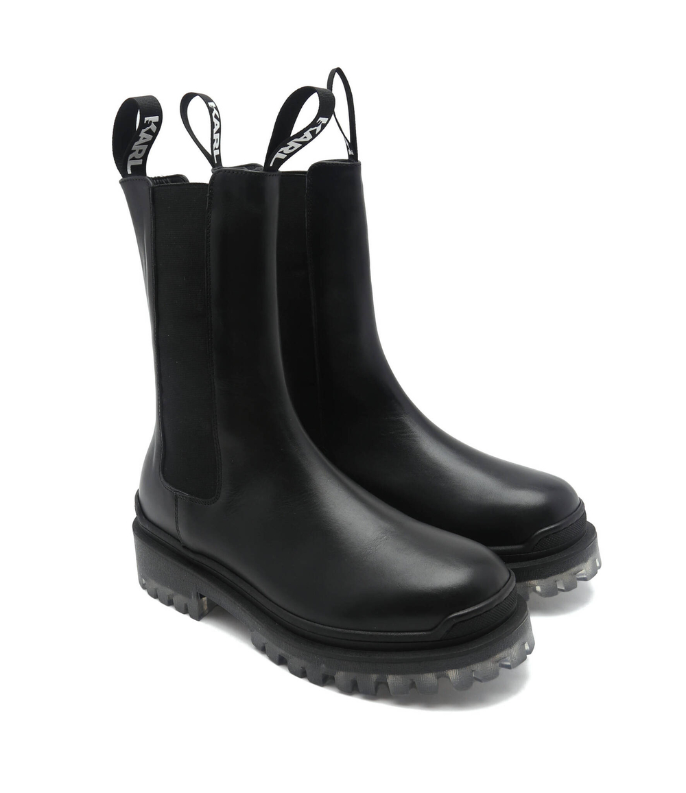 Кожаные челси biker II Karl Lagerfeld - черный(KL41680)