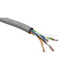 Кабель витая пара Intro I-U4PVC-305 для интернета U/UTP 4х2х24 AWG 5e Cu/медный PVC 305 м | Intro
