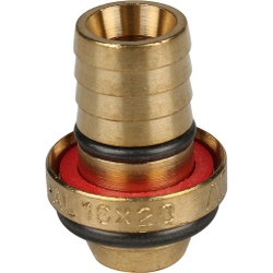 Тройник настенный с креплением 1/2"x16x16