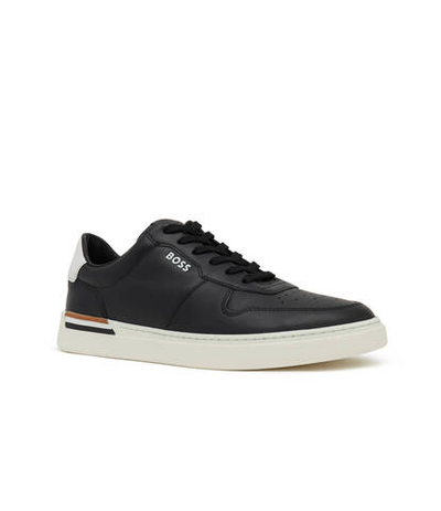 Кожаные кроссовки clint tenn ltvp BOSS BLACK - черный(50498894)
