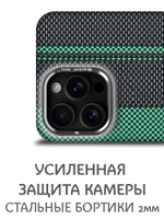 Дизайнерский чехол для IPHONE 16 PRO с камерой-подставкой и MagSafe