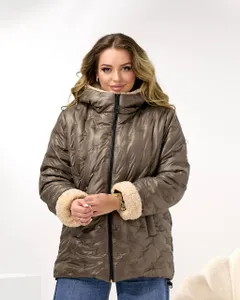 Куртка с мехом УК-4431-1 Фабрика Моды
