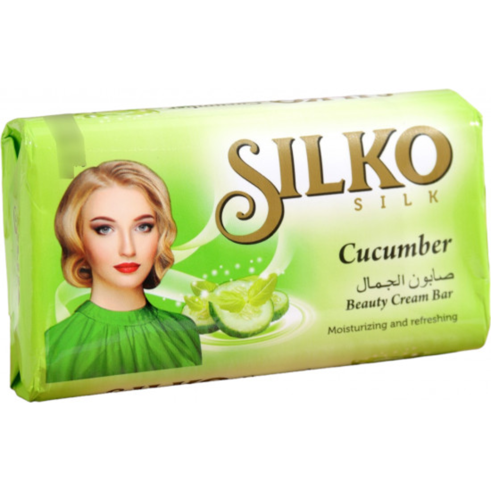 Мыло туалетное Silko Silk Огурец 140 гр