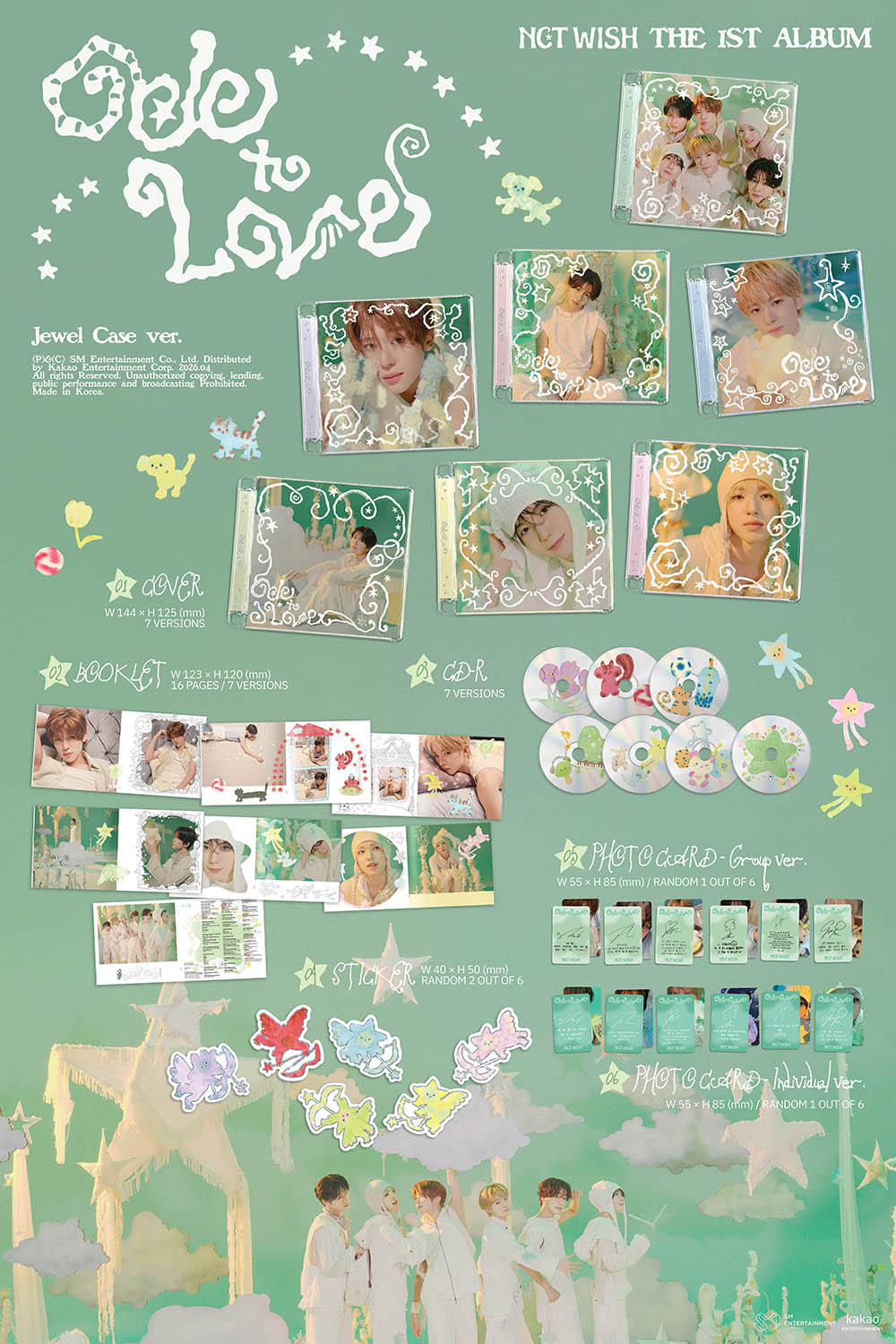 [Альбом] NCT WISH - Ode to Love (Jewel Case Ver.)