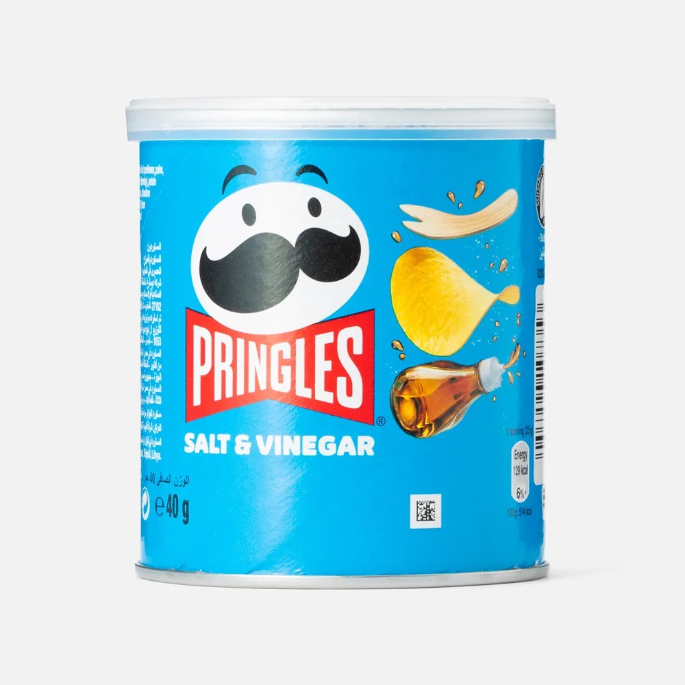 Чипсы PRINGLES 40 гр Соль и уксус (12)