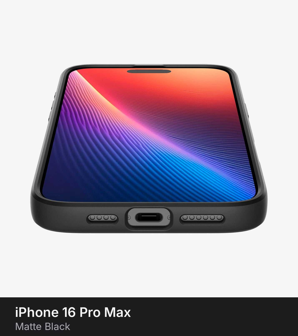 Чехол Spigen Liquid Air для iPhone 16 Pro Max Matte Black