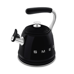 Чайник со свистком 2.3л Smeg черный