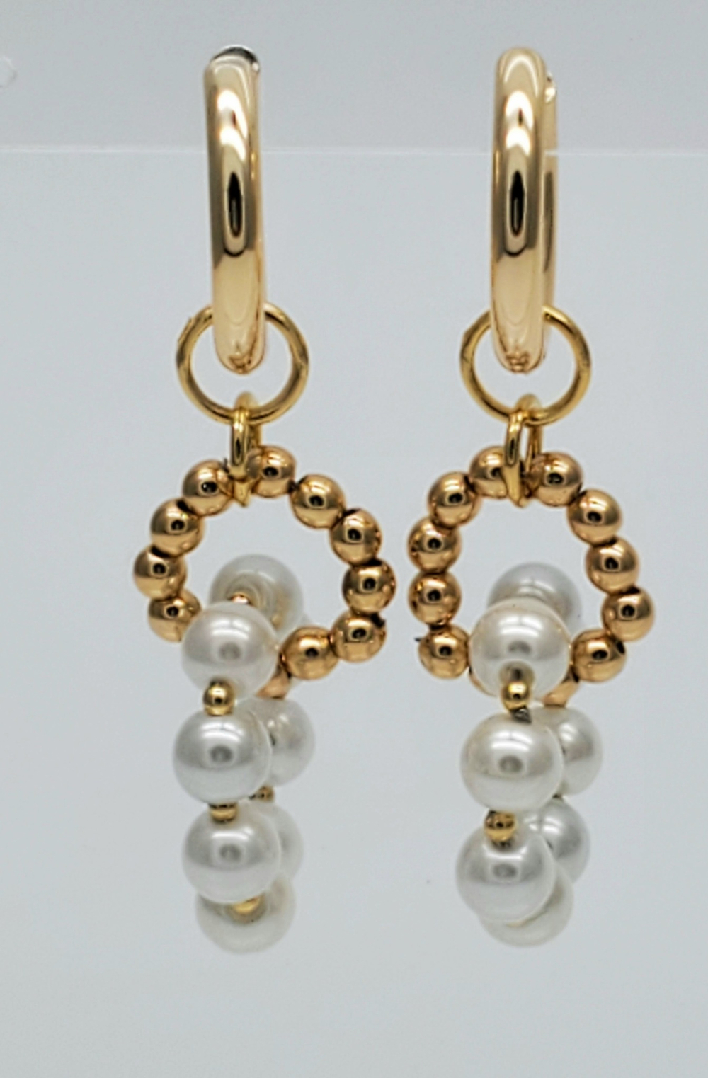 91001116 Серьги SELENA PEARLS