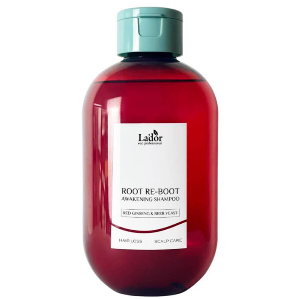 Шампунь с женьшенем для роста волос Lador Root Re-Boot Awakening Shampoo Red Ginseng & Beer Yeast