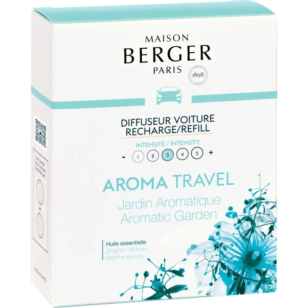 Maison Berger Paris Набор из 2 насадок Aroma Travel для автомобильного диффузора. 6439