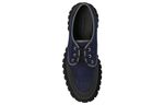 GUCCI GG Lace Up Shoes "Navy" Women"s