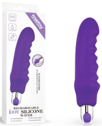 Фиолетовый вибратор Rechargeable IJOY Silicone Waver - 16,5 см. (Цвет: фиолетовый)