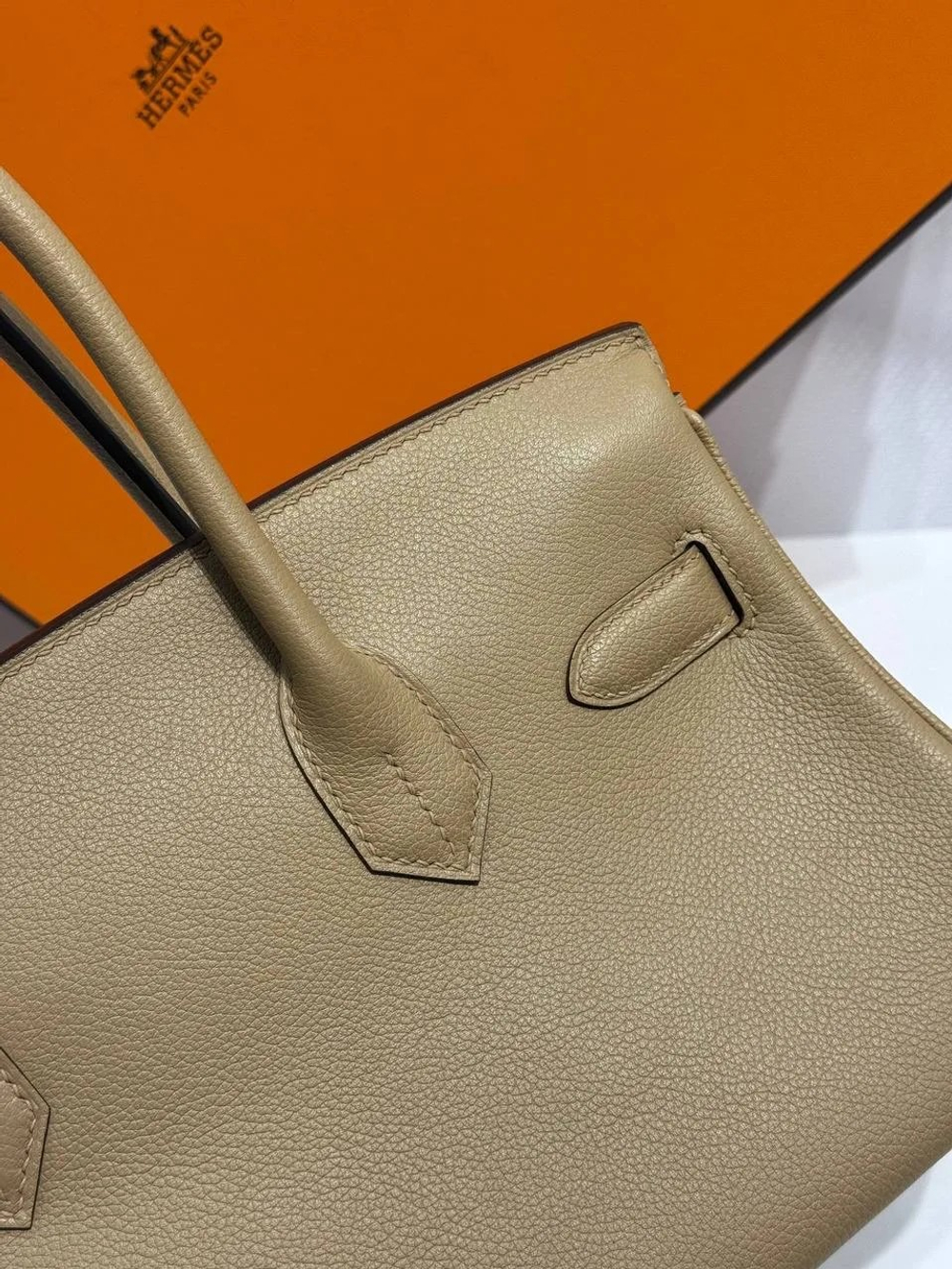 Сумка Hermès Birkin Shoulder 29 бежевая