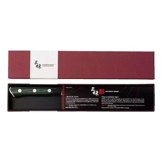 Нож кухонный Zanmai Forest Nakiri 165 мм. HBG-6008M
